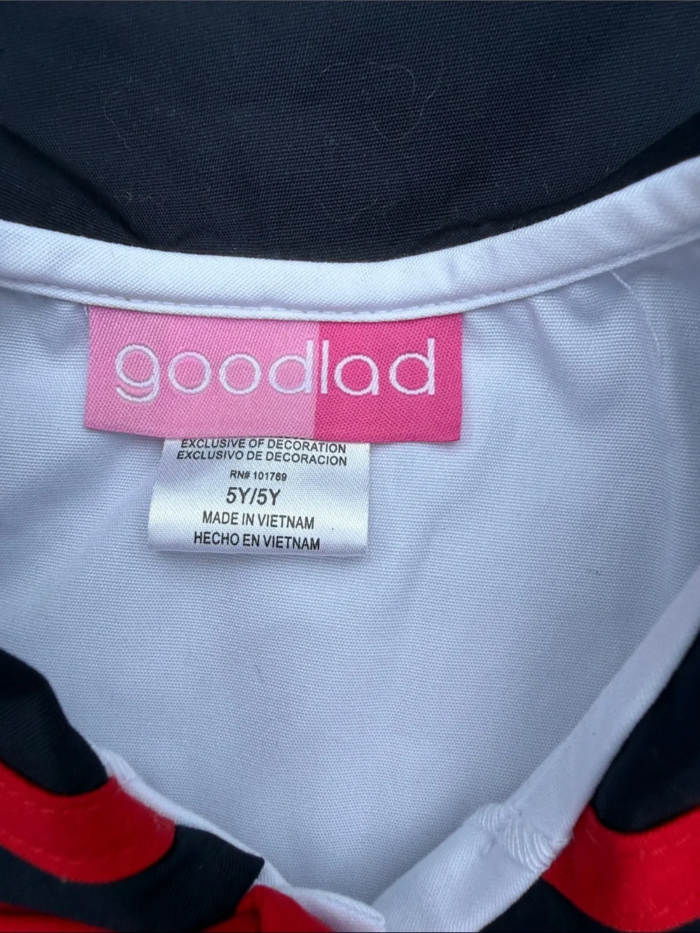 Good Lad White Nautical Sailboat Dress with Navy Trim and Red Bow
